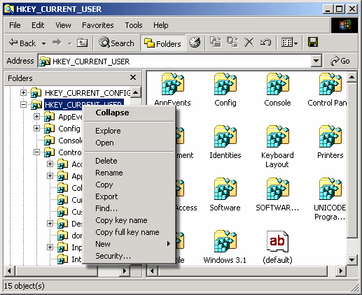 Registry Explorer Screenshot